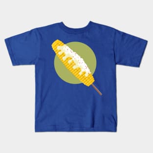 Elote authentic mexican street food corn Cinco de Mayo spicy food lover gift Kids T-Shirt